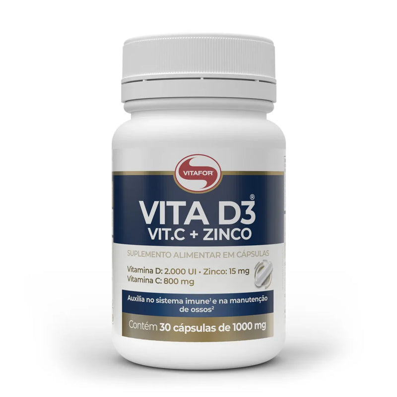 VITA D3 C ZINCO 30 CAPSULAS 1000MG
