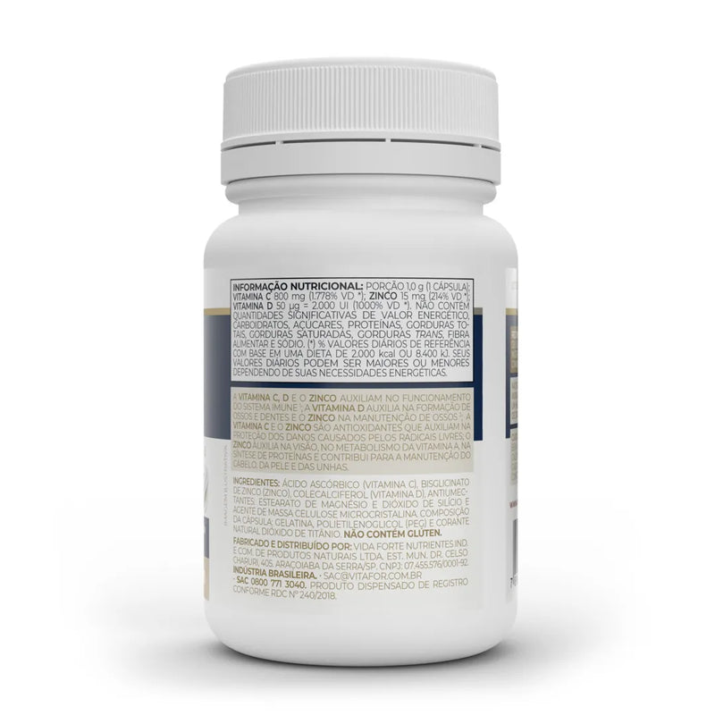 VITA D3 C ZINCO 30 CAPSULAS 1000MG