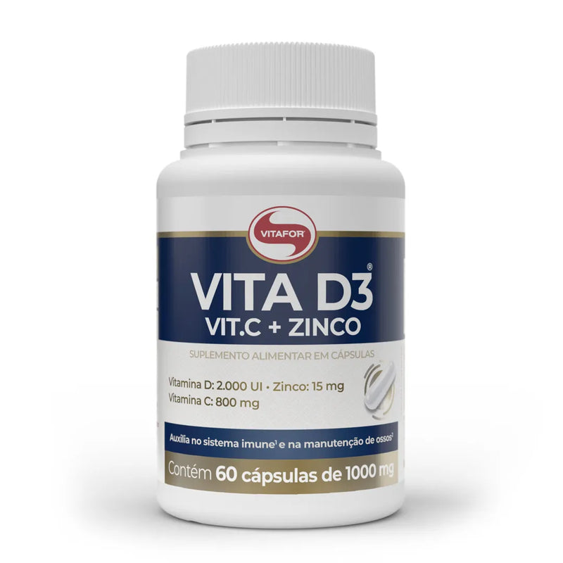 VITA D3 C ZINCO 60 CAPSULAS 1000MG