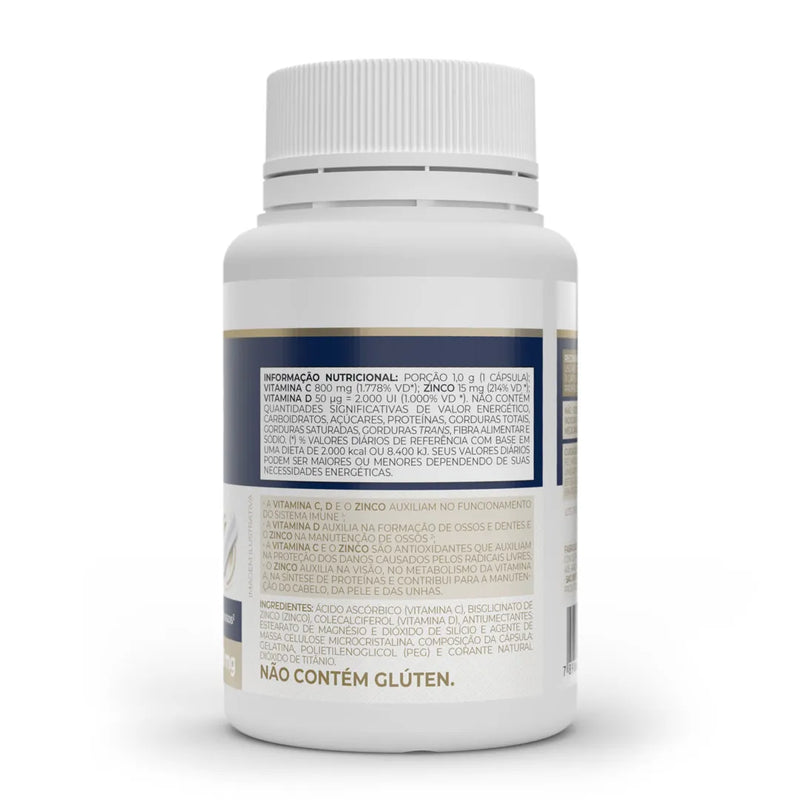 VITA D3 C ZINCO 60 CAPSULAS 1000MG