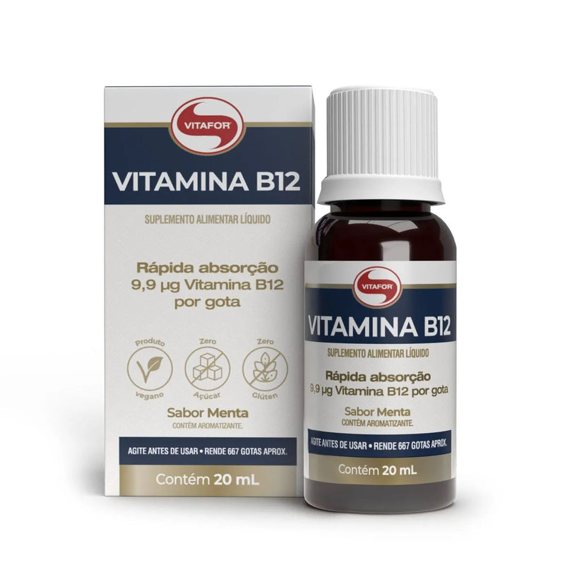 VITAMINA B12 GOTAS VITAFOR 20ML MENTA