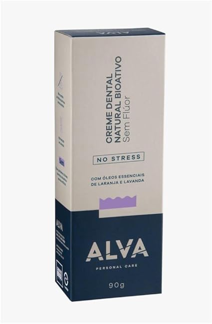 PASTA DE DENTE NO STRESS - LAVANDA E LARANJA VEGANO 90G