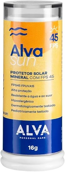 PROTETOR SOLAR NATURAL FPS 45 ALVA PERSONAL CARE