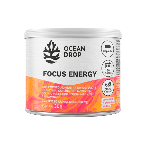FOCUS ENERGY 60 CAPSULAS 500 MG