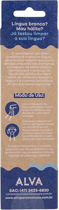 RASPADOR DE LINGUA DE COBRE
